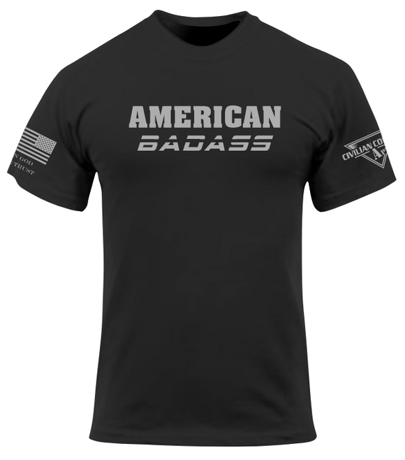 CCA AMERICAN BADASS Crew Neck T-Shirt