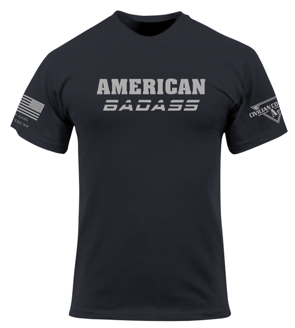 CCA AMERICAN BADASS Crew Neck T-Shirt