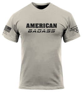 CCA AMERICAN BADASS Crew Neck T-Shirt