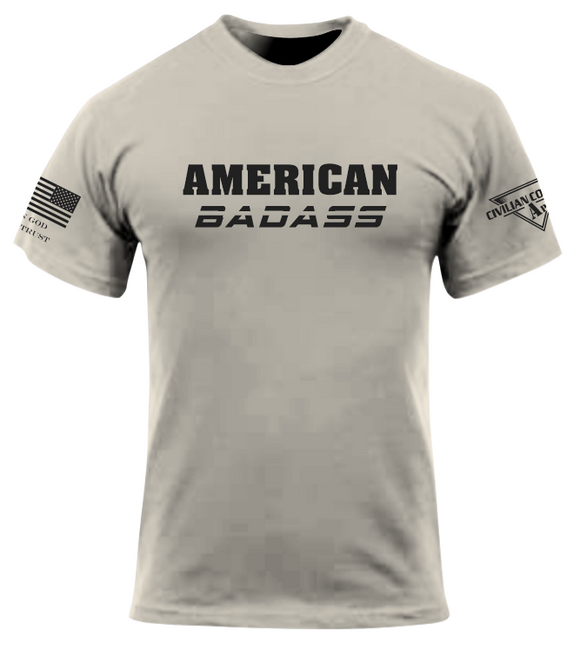 CCA AMERICAN BADASS Crew Neck T-Shirt