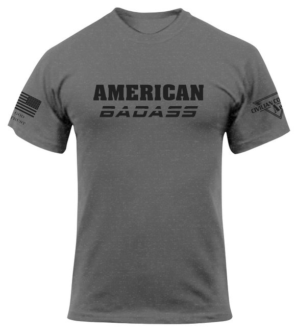 CCA AMERICAN BADASS Crew Neck T-Shirt