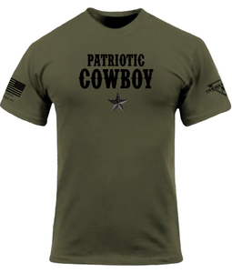 CCA PATRIOTIC COWBOY Crew Neck T-Shirt