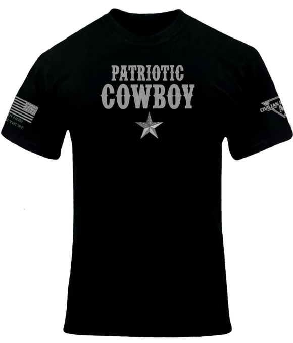 CCA PATRIOTIC COWBOY CREW NECK T-SHIRT