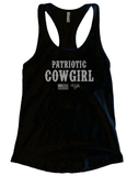 Women's CCA PATRIOTIC COWGIRL Racer Back Tank Tops