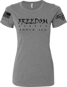 Women's Crew Neck FREEDOM Tshirts