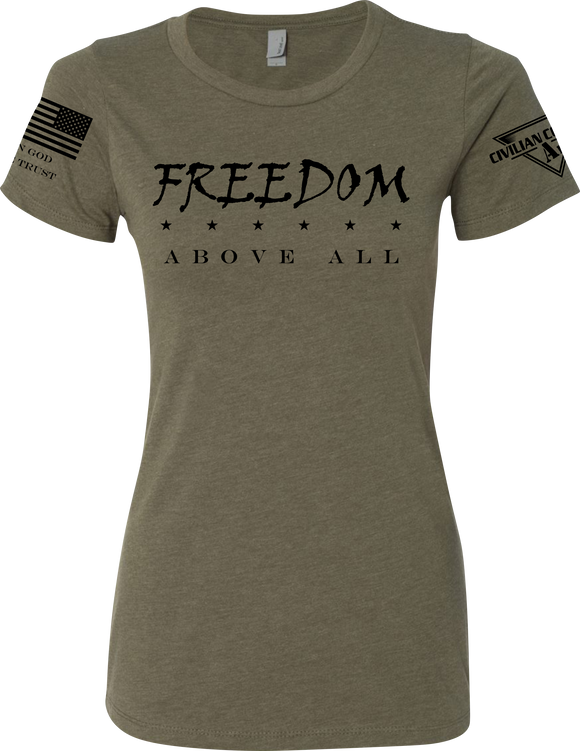 Women's Crew Neck FREEDOM Tshirts