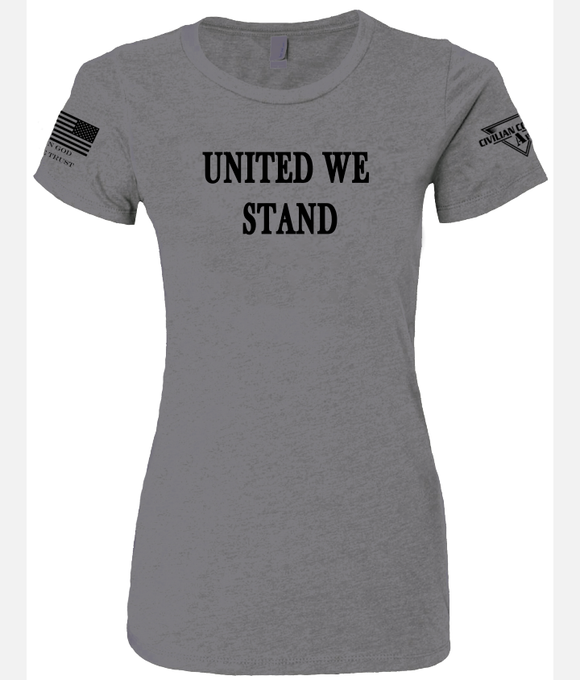 Women's CCA UNITED WE STAND Crew Neck T-Shirt