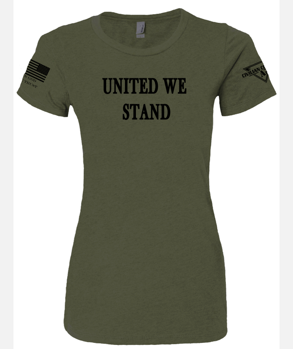 Women's CCA UNITED WE STAND Crew Neck T-Shirt