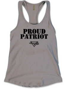 Women's PATRIOT Racer Back Tank Tops