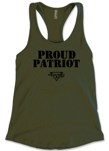 Women's PATRIOT Racer Back Tank Tops