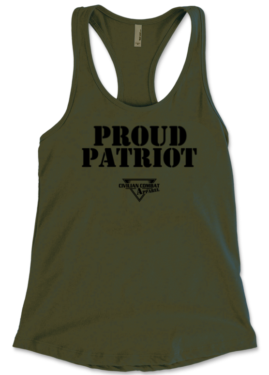 Women's PATRIOT Racer Back Tank Tops