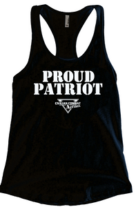 Women's CCA PATRIOT  Racer Back Tank Tops