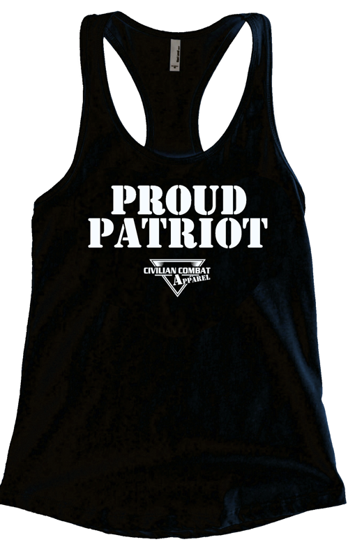 Women's CCA PATRIOT  Racer Back Tank Tops