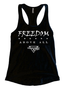 Women's CCA FREEDOM Racer Back Tank Tops