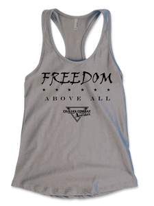 Women's CCA FREEDOM Racer Back Tank Tops